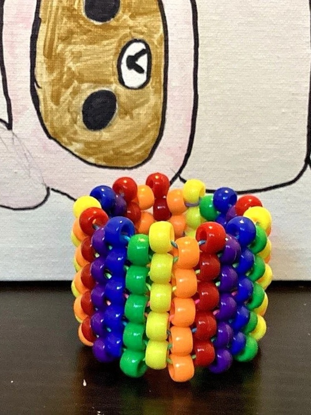 Multicolor Beaded Stretch Bracelet